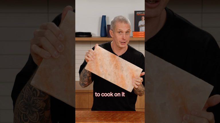 Cooking a Steak on a Block of Salt – Does It Work? #shorts