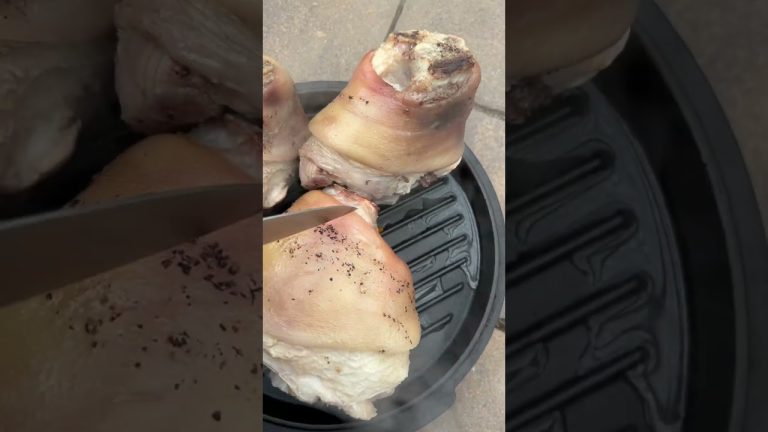 Golonki z grilla ceramicznego Kamado Bono #grill #salongrilli #bbq #grillowanie