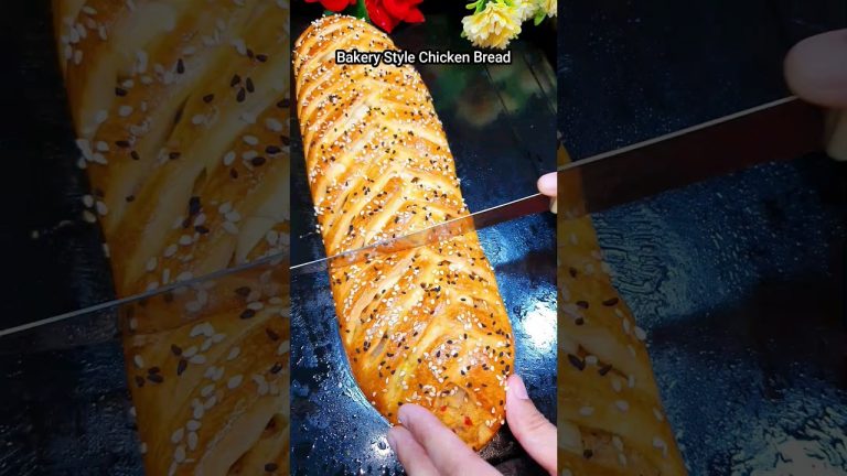 Bakery Style Chicken Bread🔥 #shorts #trendingshorts