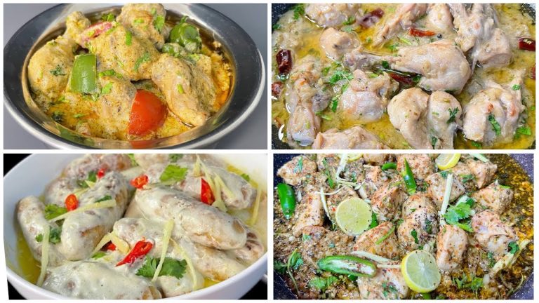 4 Easy Chicken Recipes | Eid Special Dinner Recipes By cooking with sariya