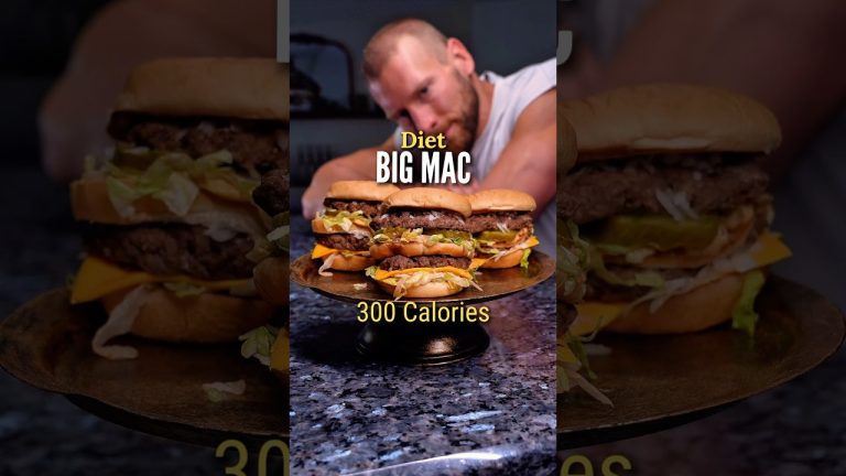 Diet Big Mac to get shredded! (Most Authentic Recipe)