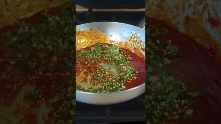 Pasta con le acciughe #shorts