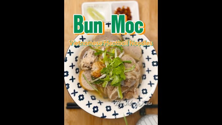 Bún Mọc: A Flavorful Vietnamese Pork Meatball Noodle Soup – FHD