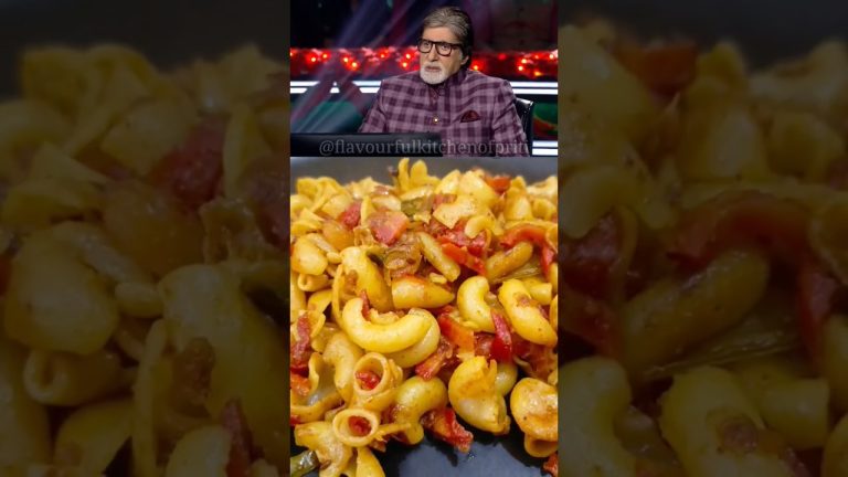 Amitabh Bachchan's Favourite Pasta recipe #pasta #amitabhbachchan #kbc #shorts #yt #cooking #viral