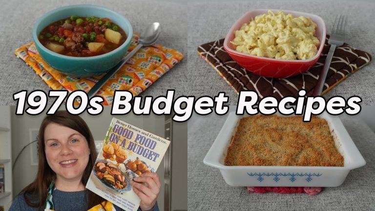 1970s BUDGET RECIPES – Good Food on a Budget!