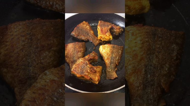 fresh tilapia fish fry..soo tasty…watch my other recipes…(subscribe now for more quick videos)