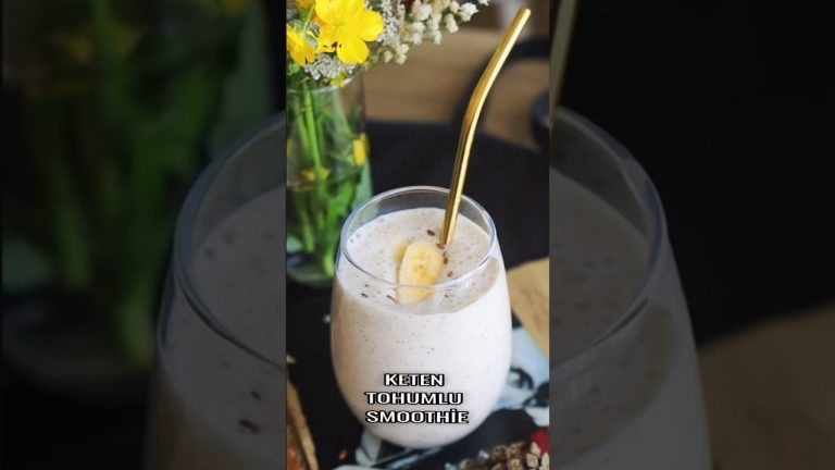 #ketentohumu #flaxseed #smoothie #recipes #tarif