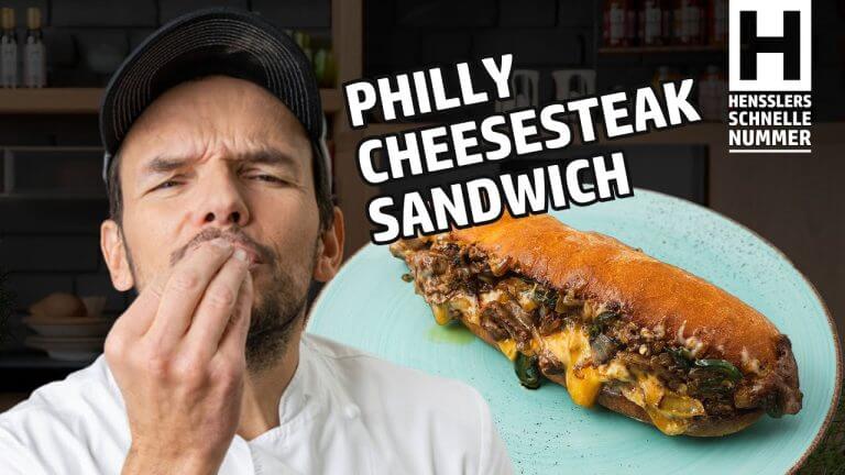 Schnelles Philly Cheesesteak Sandwich Rezept von Steffen Henssler
