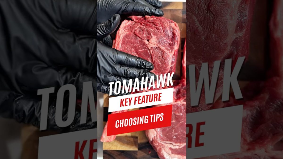 How to choose a tomahawk steak #bbq #steak #meat #grill
