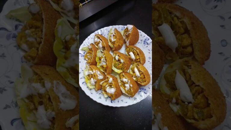 Ramzan special bread pocket recipe #ramadanrecipes #shorts