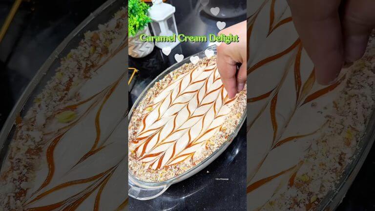 Eid Special Easy Caramel Cream Dessert Recipe | Eid Special | Ramzan Recipes #shorts #desserts