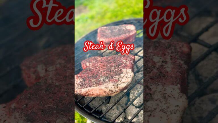 Breakfast of champions! 🥩 🍳 #shorts #youtubeshorts #food #cooking #asmr