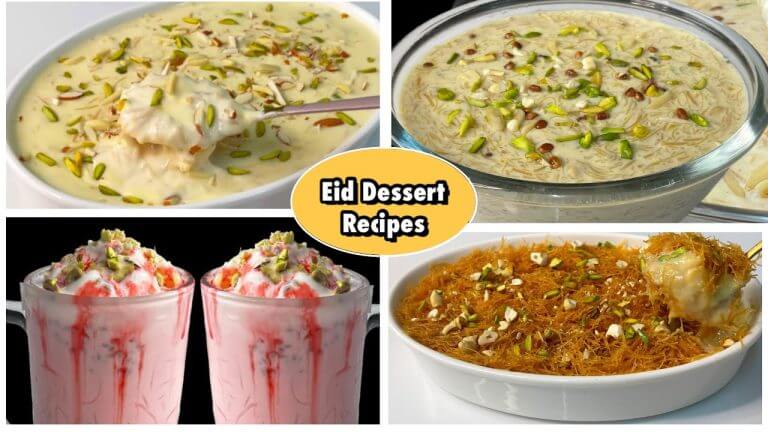 4 Easy Eid Dessert Recipes That any one can make in Minutes 😍