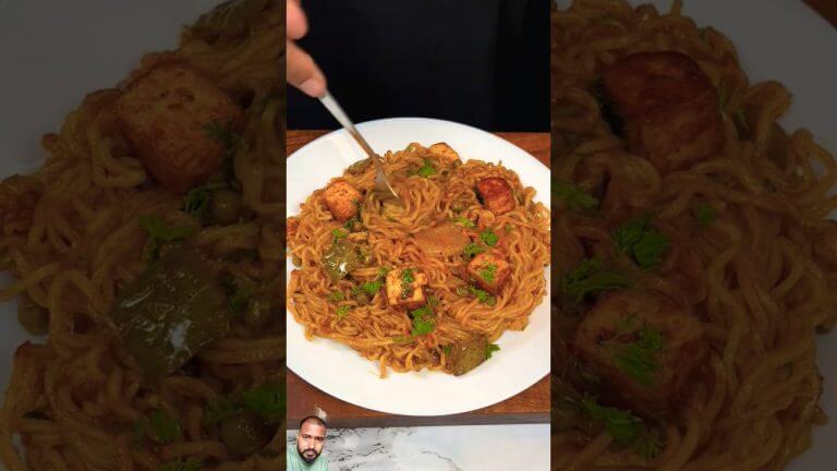 पनीर मेगी #recipe #cooking #food #maggi