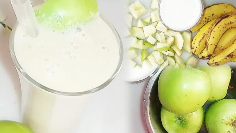 Apple Banana Smoothie Recipe,HEALTHY Weight loss Smoothie