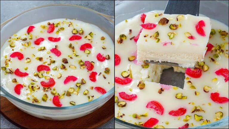 Leftover Bread & Milk Pudding Recipe | Delicious & Creamy Milk Pudding Dessert | Pudding Dessert