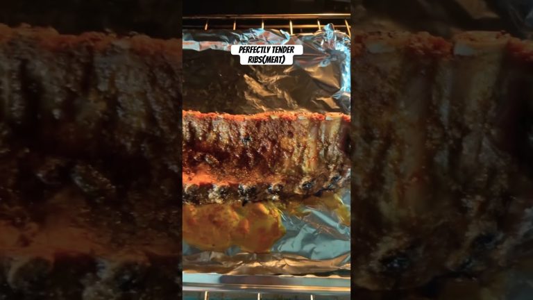 Perfectly tender ribs(meat) #youtubeshorts #ribs