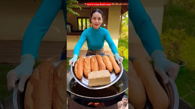 How to cook crispy Bread recipe #shortsfeed #shorts #shortvideo #cooking #food #recipe @rabi196