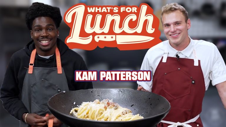 Kam Patterson Chefs Up Quick & Easy Pasta Carbonara | What's For Lunch