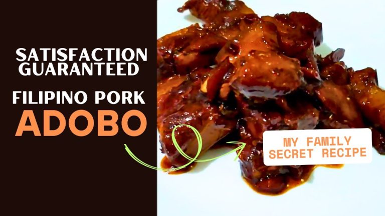 No Fail Pork Adobo – Family Secret Recipe (Tagalog with English Sub)
