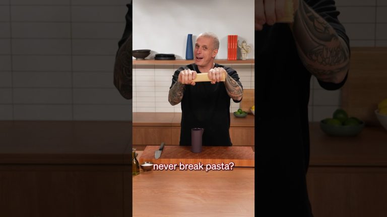 Why do Italians Never Break Spaghetti?