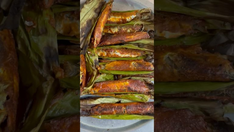 Banana leaf sardine fish fry | Mathi | Boothai | Tarli | Sardine | Fish fry recipe#sea #recipe #fish