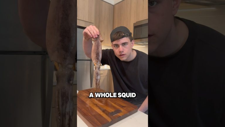 Cooking a Full Squid 🦑