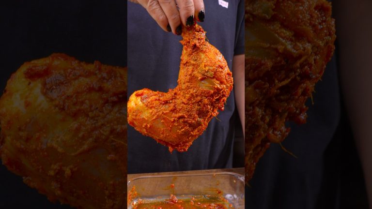 “🍗 Spicy & Crispy Chicken Leg Piece 🌶️🔥 | #shorts