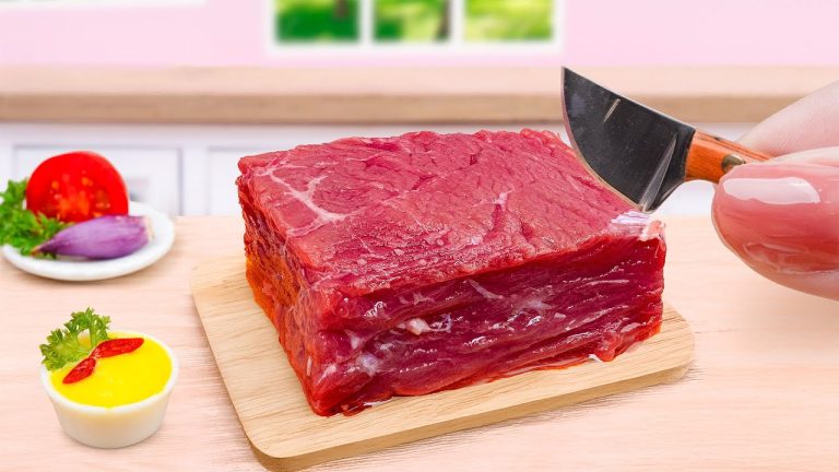 Amazing Miniature Beef Recipe 🥩 How To Cook Delicious Miniature Beef Steak for Dinner