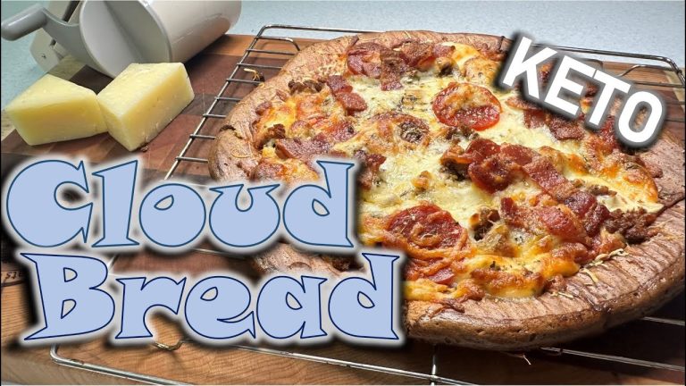 🔵 Ultra Low Carb Cloud Bread Pizza Recipe | Teach a Man to Fish