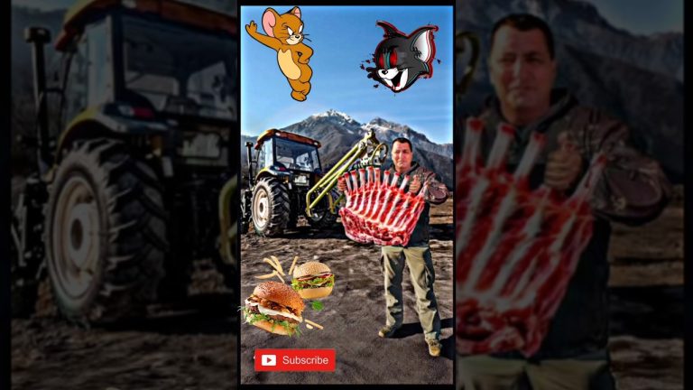 I Cooked Giant Beef Ribs Using a Tractor – Crazy BBQ Experiment!