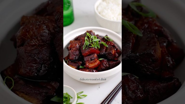 Melt in your mouth Braised Pork Belly #easyrecipe