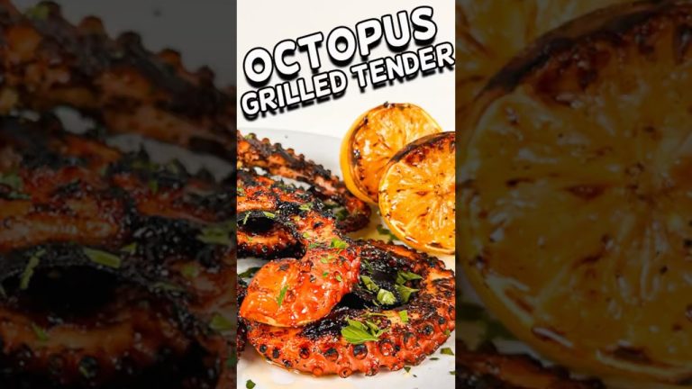 Grilled Octopus by Schueys BBQ