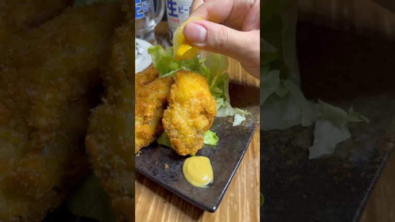 牡蠣の蒸し焼きとカキフライ#cooking #japanesefood #seafood #food