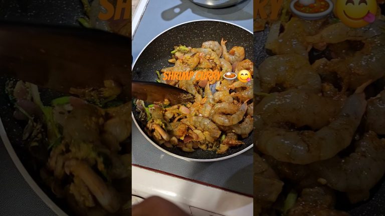 Shrimp curry 🍛 😋 #calmdownchallenge #explore #food #shrimp #seafoodrecipes