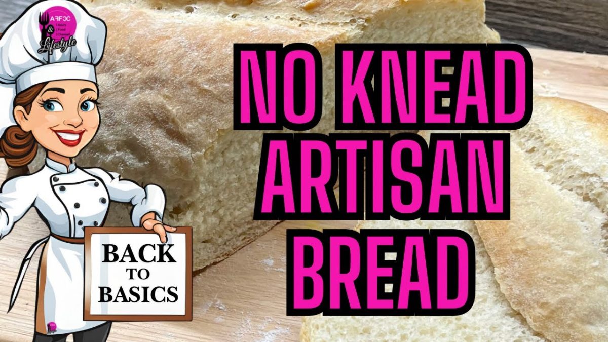 Easy No-Knead Artisan bread Recipe | How To bake bread at home