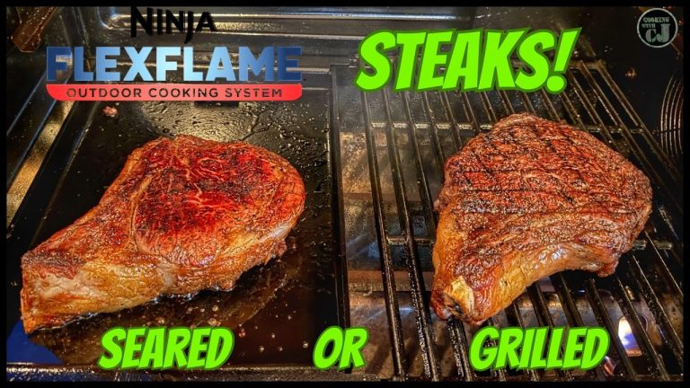Ninja FlexFlame Reverse Seared Steaks!  (Featuring the Twin TempSpike Plus)