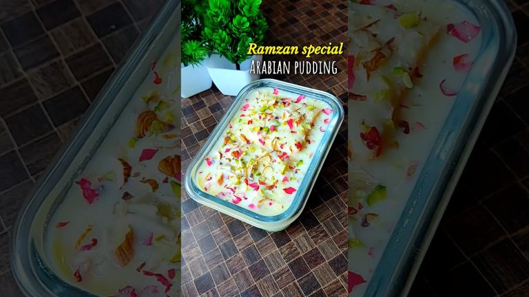 Arabian pudding recipe #arabianpudding #custardpudding #shorts #youtubeshorts #breadpudding #ytviral