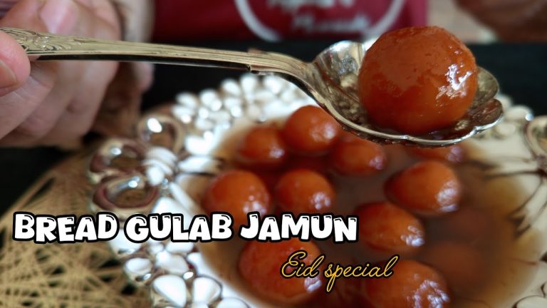 ASMR | Bread Gulab Jamun Recipe ✨ | Eid Special 🌻 | FoOdie Mom
