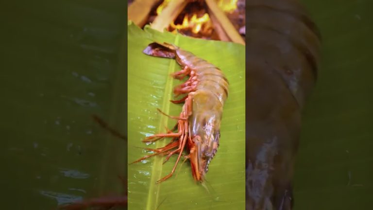Grilled Prawns with Garlic Butter batter recipe  #viralvideo #squidgame #viralshort