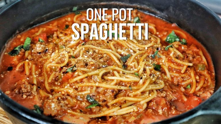 The FASTEST Way to Cook SPAGHETTI in ONE Pot!