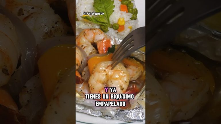 Empapelado De Camarones #shorts  #recetas #cuaresma