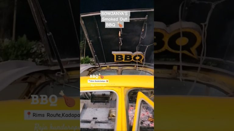 SMOKED OUT BBQ 🍗 #kadapa #bbqlovers #bbqchicken #chicken #foodlover #foodvlog #chikenlolipop #foodie