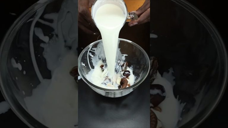 Healthy Dry Fruit Milkshake #shorts #asmrcooking #asmr #cooking #food