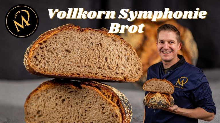 Vollkorn Symphonie Brot – Vollkorn Sauerteigbrot mit Dinkel, Weizen und Roggen