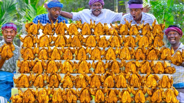 FULL CHICKEN DEEP FRY | Amroz Chicken Fry | Pakistan Street Food Recipe Cooking in Indian Village