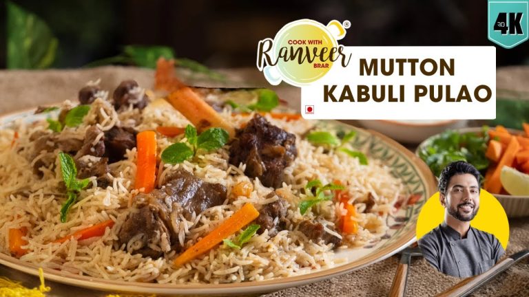 काबुली मटन पुलाव | Kabuli Mutton Pulao कबूली / yakhni pulao afghan style |Chef Ranveer brar