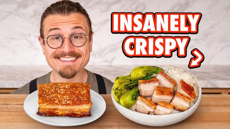 The Best Crispy Pork Belly At Home (Siu Yuk)