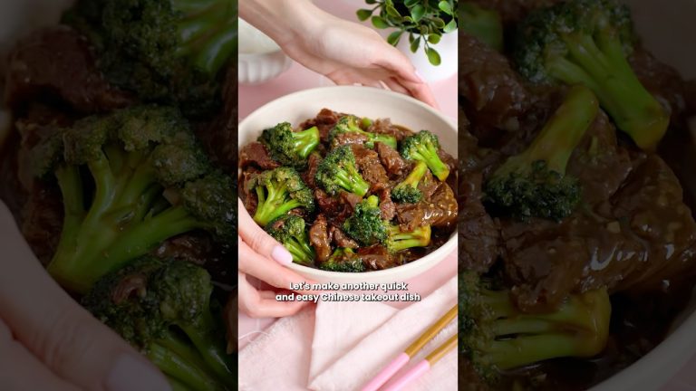 Beef and Broccoli in under 30 minutes 😍 #easyrecipe