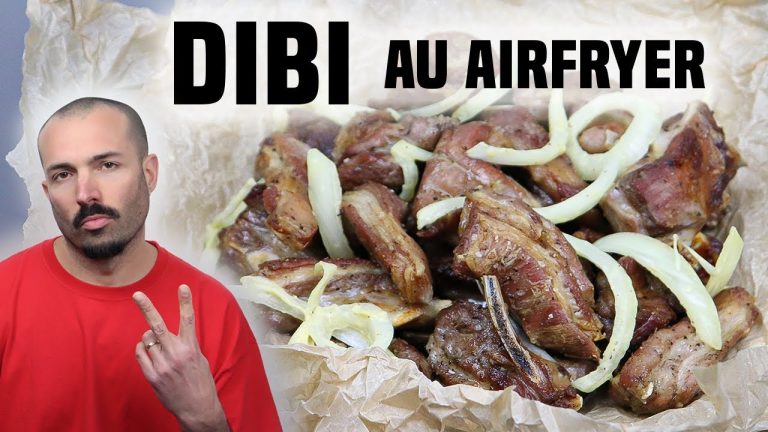 Le VRAI goût du DIBI (Grillade de Viande à l'AFRICAINE) au AIRFRYER [STREET FOOD]